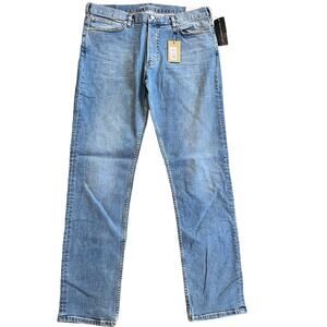 French Connection light denim slim fit Men jean W36 L32 NEW straight pant casual